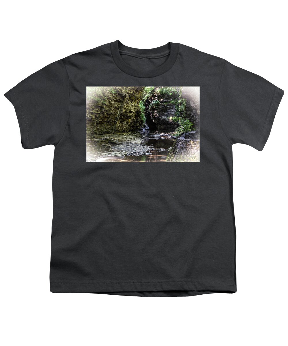 Gorge Youth T-Shirt featuring the photograph Watkins Glen State Park 9 by William Norton