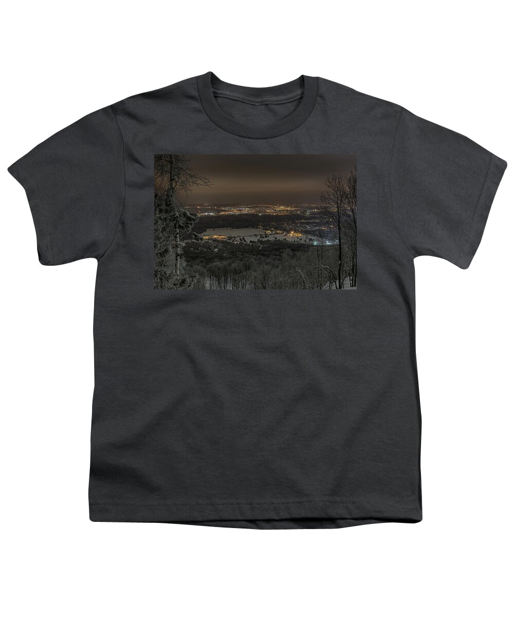 Wausau Youth T-Shirt featuring the photograph Wausau From On High by Dale Kauzlaric