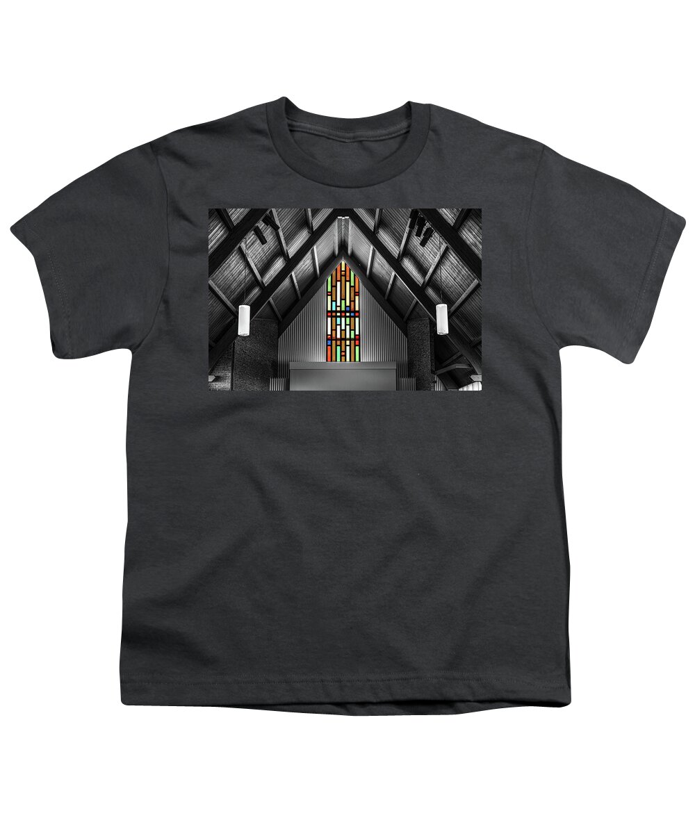 Sanctuary Youth T-Shirt featuring the photograph Westgate Church of Christ by Steve Templeton