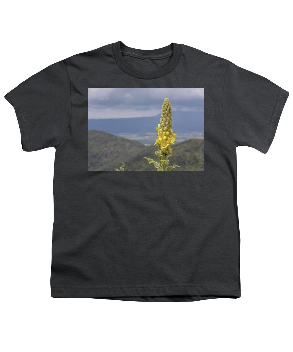 Flower Youth T-Shirt featuring the photograph Wet and Woolly - Shenandoah National Park by Susan Rissi Tregoning
