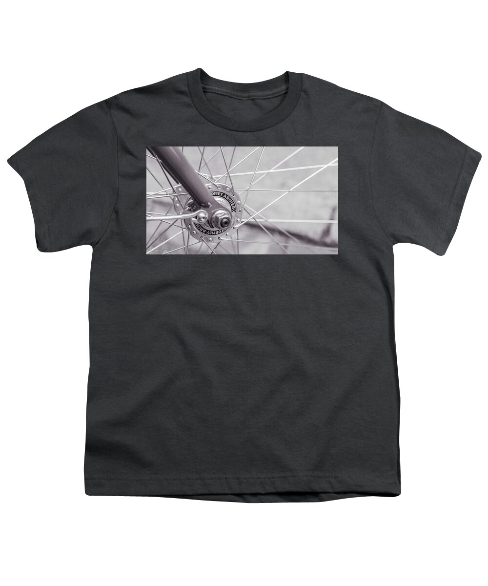Bike Youth T-Shirt featuring the photograph Wheel Hub by David Lee