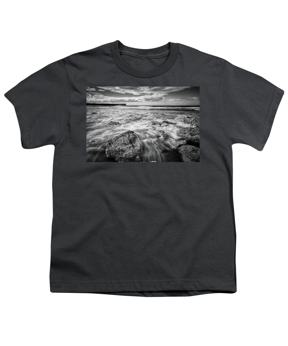 Ireland Youth T-Shirt featuring the photograph White Park Bay by Nigel R Bell