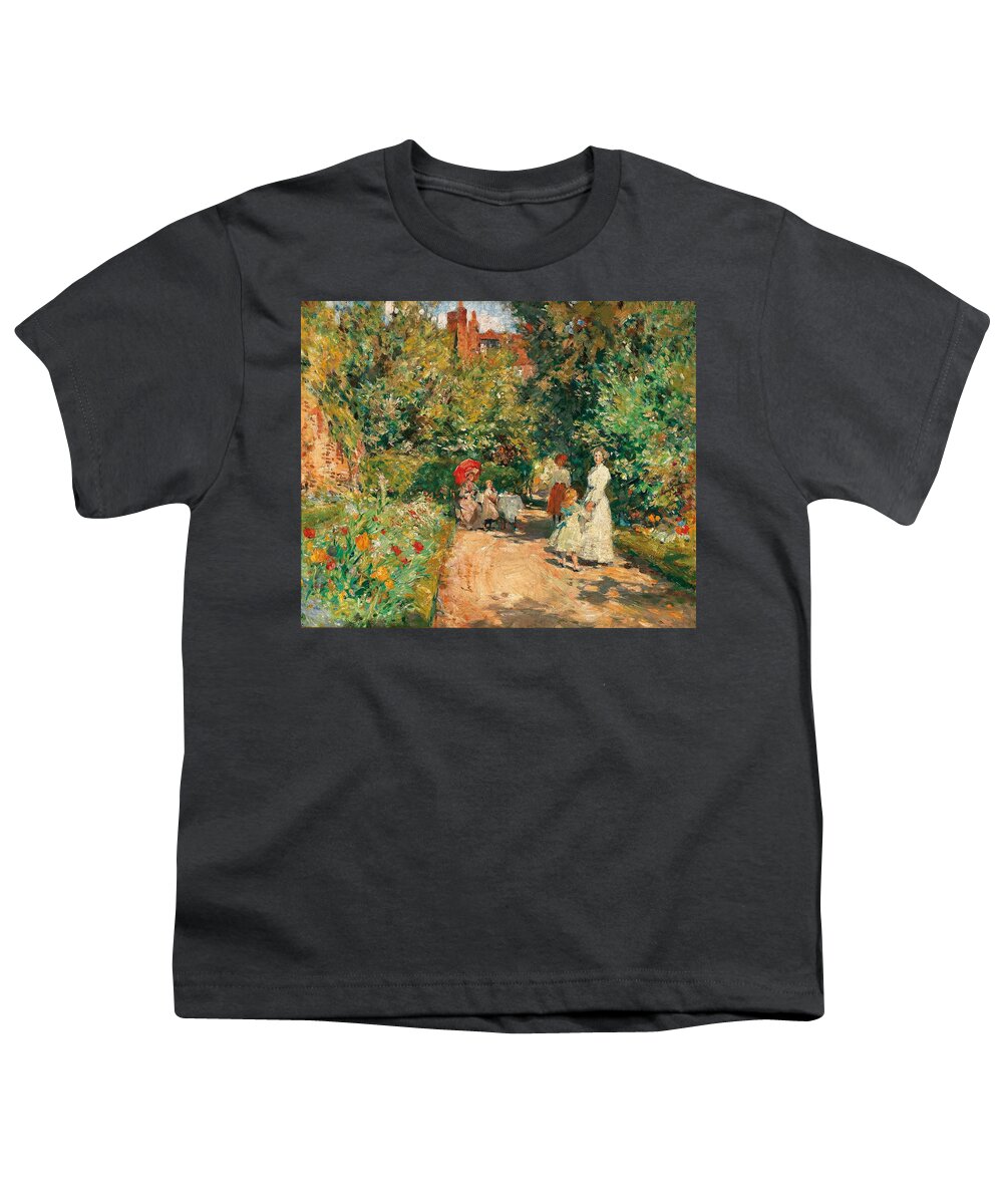 Vector Youth T-Shirt featuring the painting William Christian Symons London by MotionAge Designs