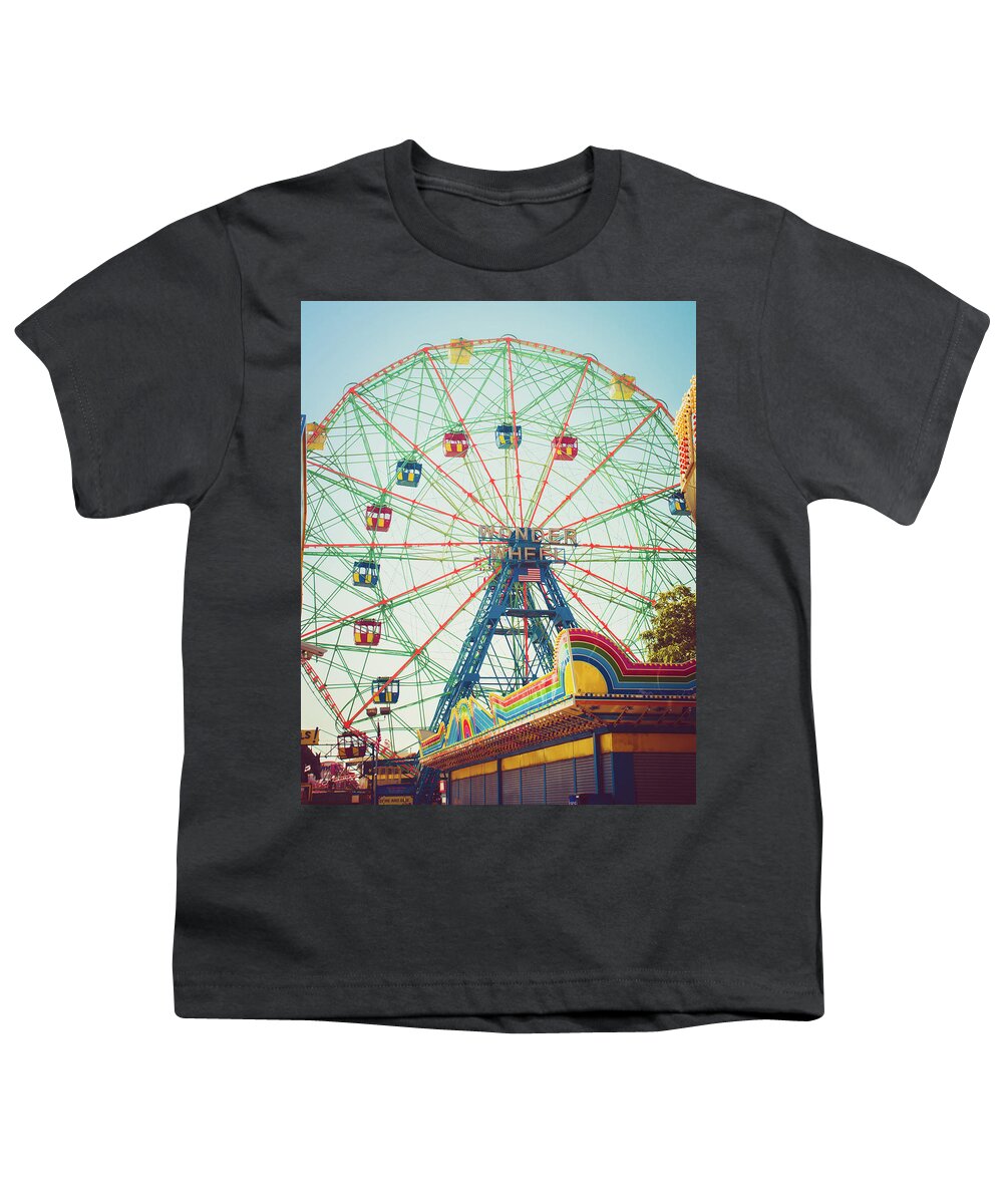 Ferris Wheel Youth T-Shirt featuring the photograph Wonder Ferris Wheel by Sonja Quintero