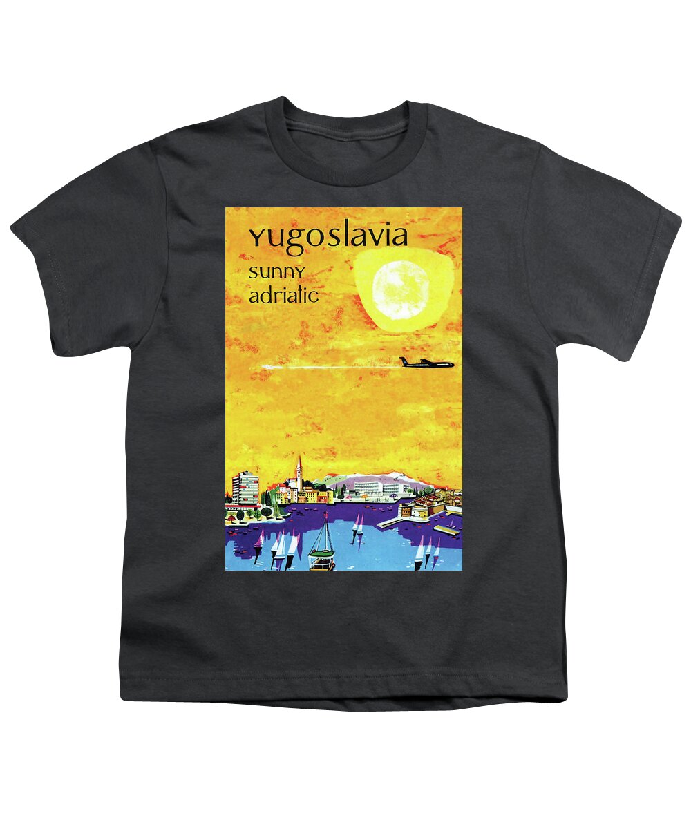 Yugoslavia Youth T-Shirt featuring the digital art Yugoslavia by Long Shot