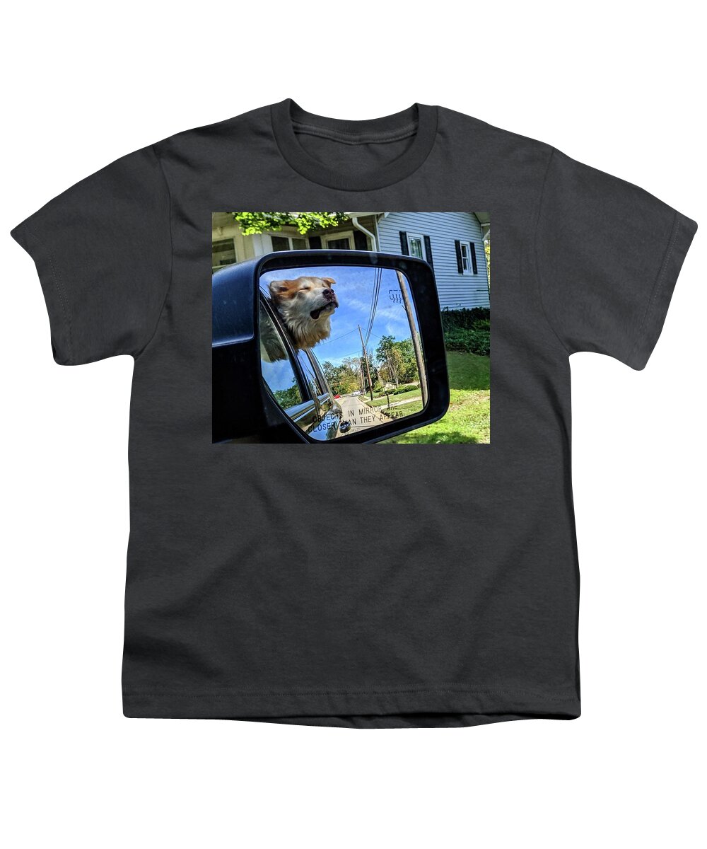  Youth T-Shirt featuring the photograph Zen Doggo by Brad Nellis