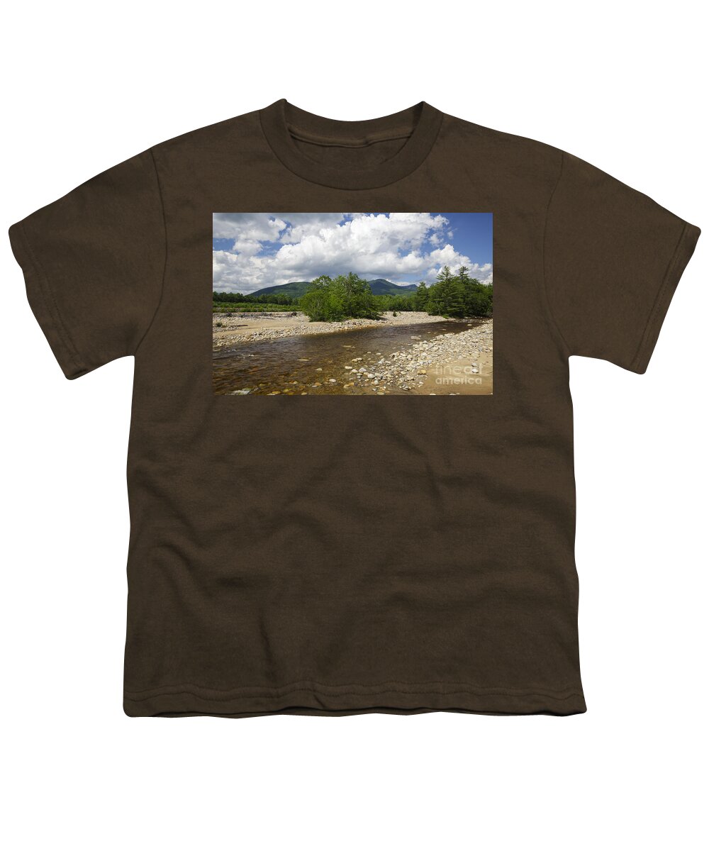 East Branch Of The Pemi Youth T-Shirt featuring the photograph East Branch of the Pemigewasset River - Lincoln New Hampshire #1 by Erin Paul Donovan