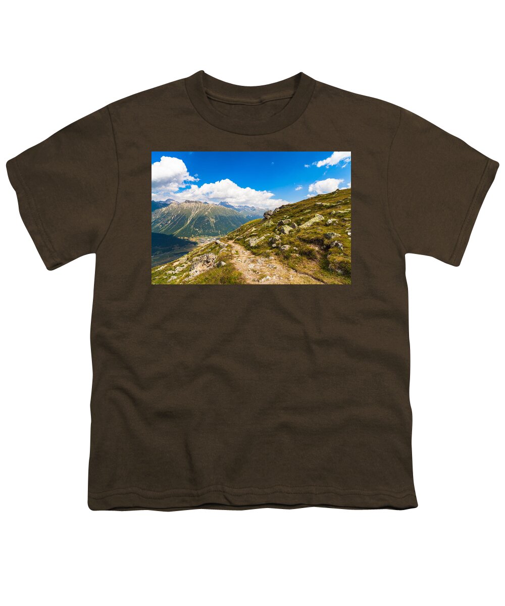 Bavarian Youth T-Shirt featuring the photograph Swiss Mountains #12 by Raul Rodriguez