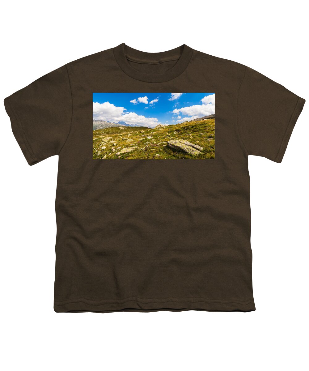 Bavarian Youth T-Shirt featuring the photograph Swiss Mountains #13 by Raul Rodriguez