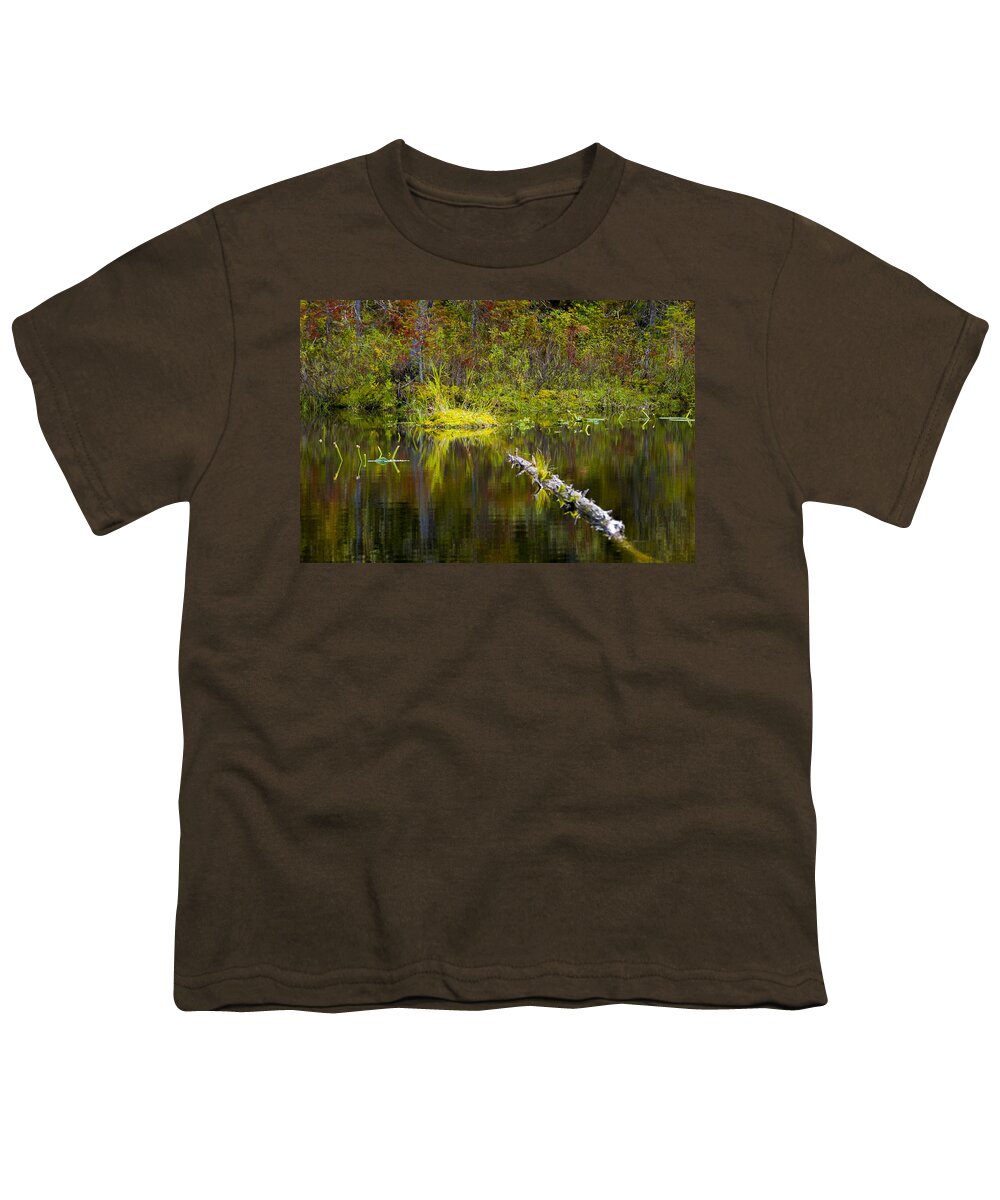 Priest Lake Youth T-Shirt featuring the photograph 131005B-052 Forest Marsh 2 by Albert Seger