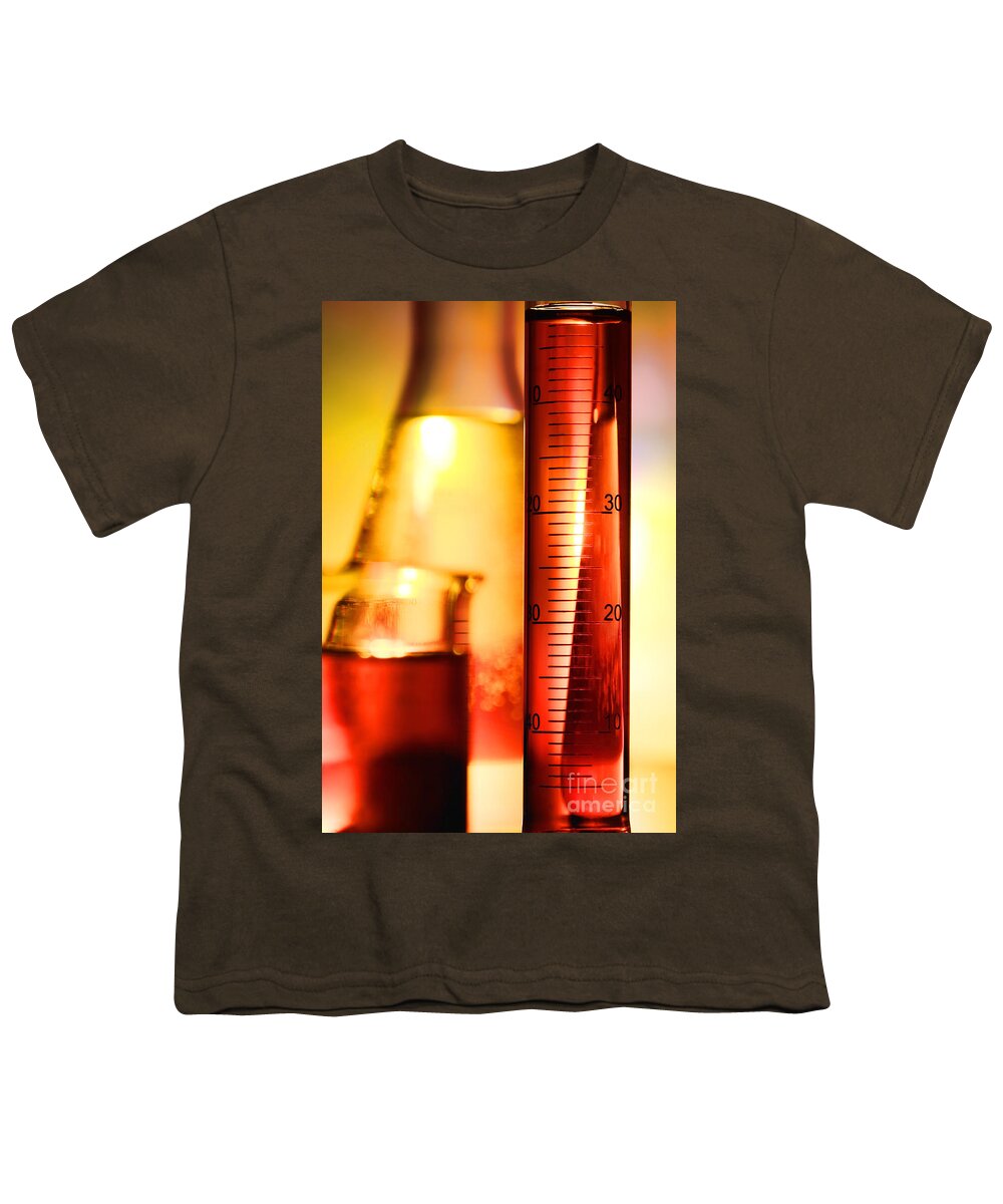 Cylinder Youth T-Shirt featuring the photograph Laboratory Equipment in Science Research Lab #2 by Science Research Lab