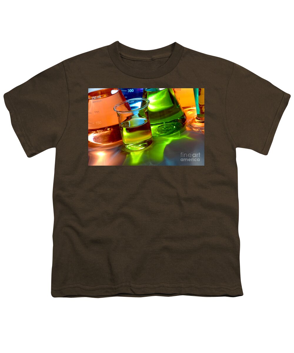 Beakers Youth T-Shirt featuring the photograph Laboratory Equipment in Science Research Lab #41 by Science Research Lab