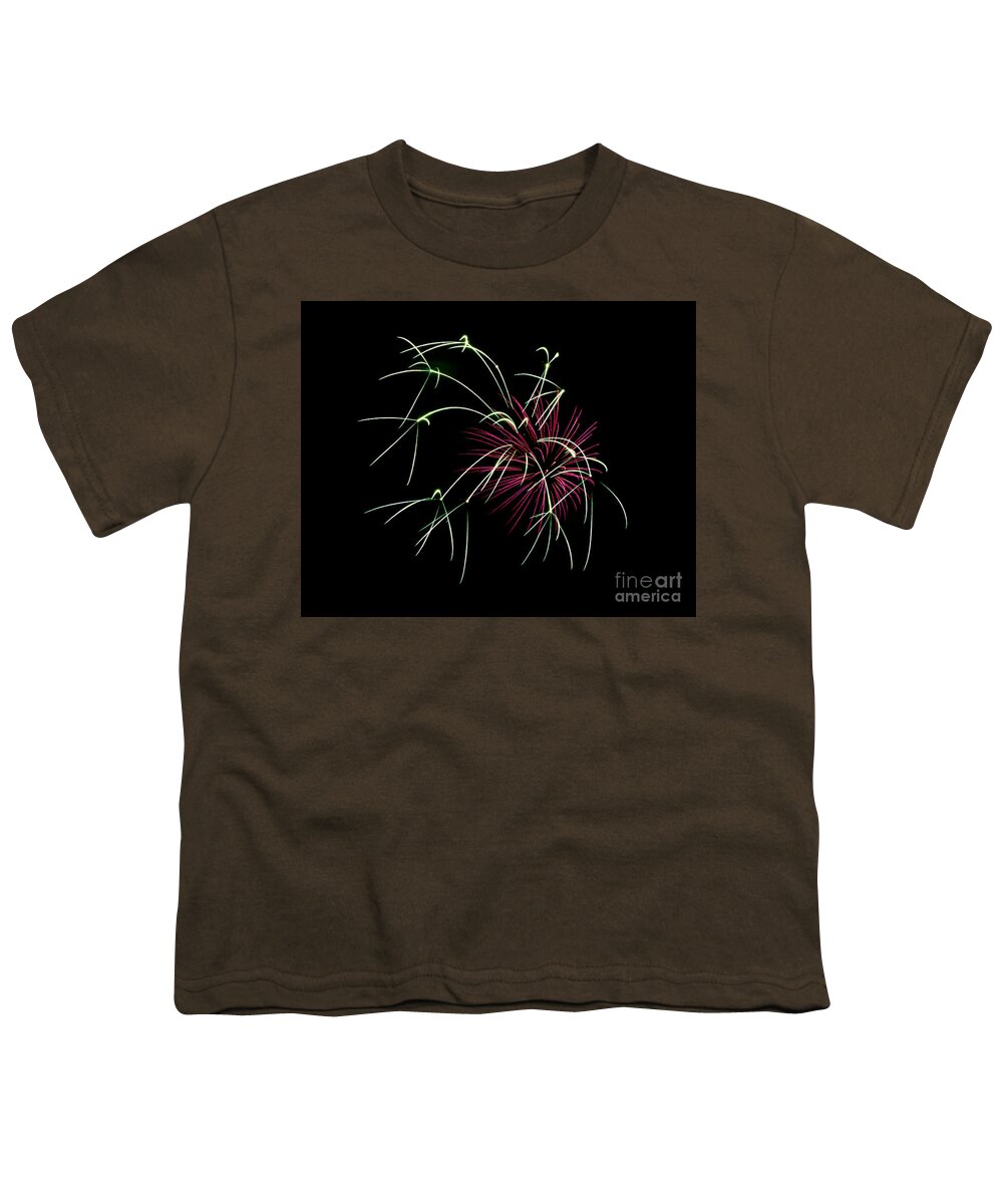 Fireworks Youth T-Shirt featuring the photograph RVR Fireworks 2013 #42 by Mark Dodd