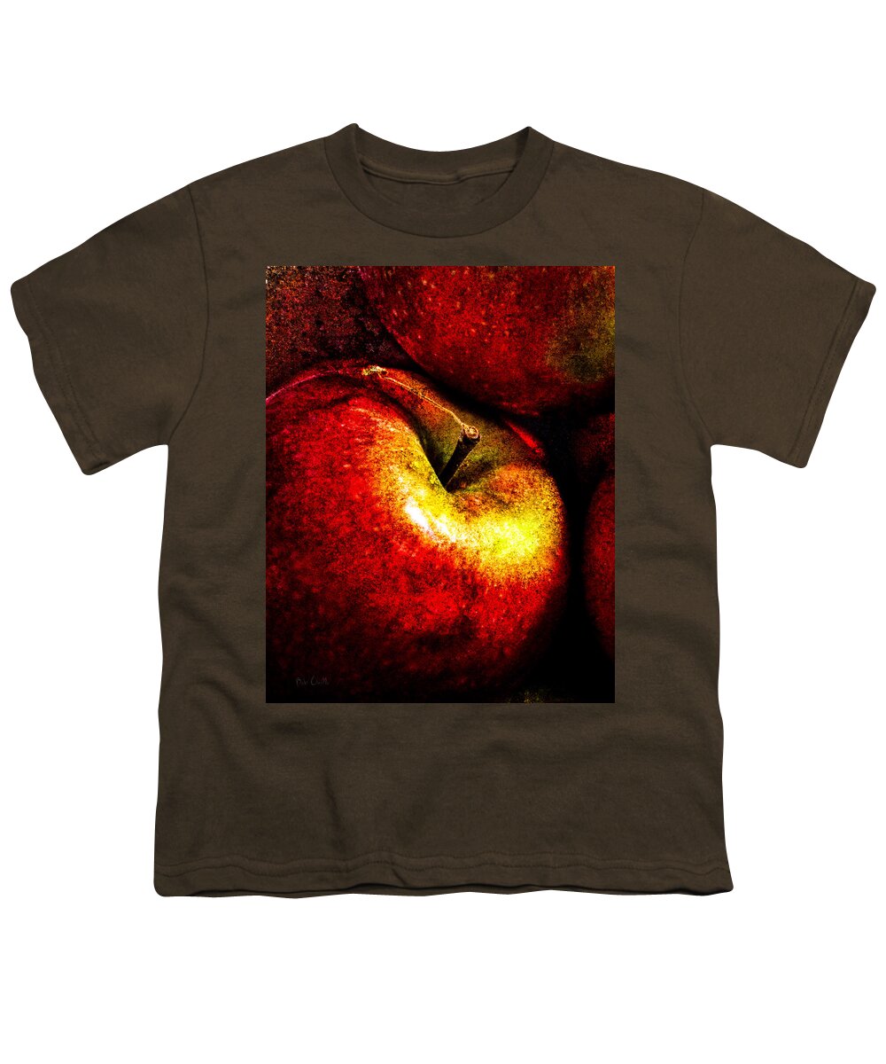 Apple Youth T-Shirt featuring the photograph Apples by Bob Orsillo