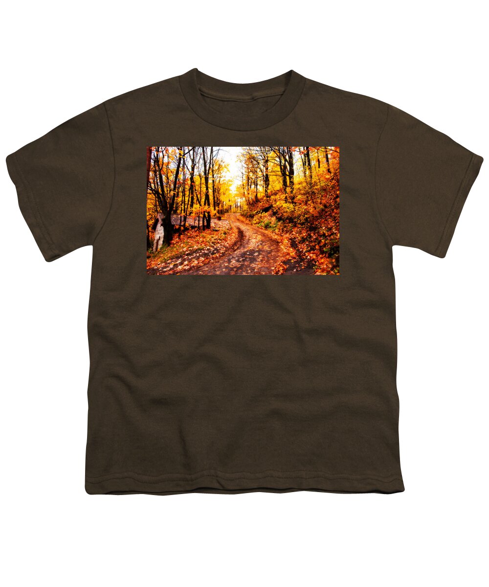 Canada Youth T-Shirt featuring the photograph Autumn Colors by Bill Howard