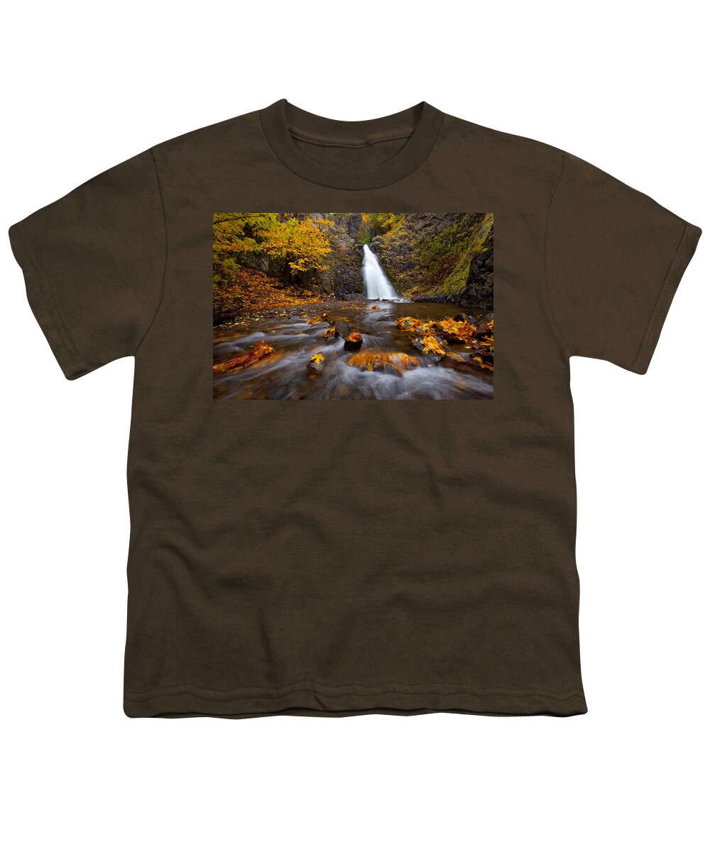 Fall Youth T-Shirt featuring the photograph Barking Dog Falls by Darren White