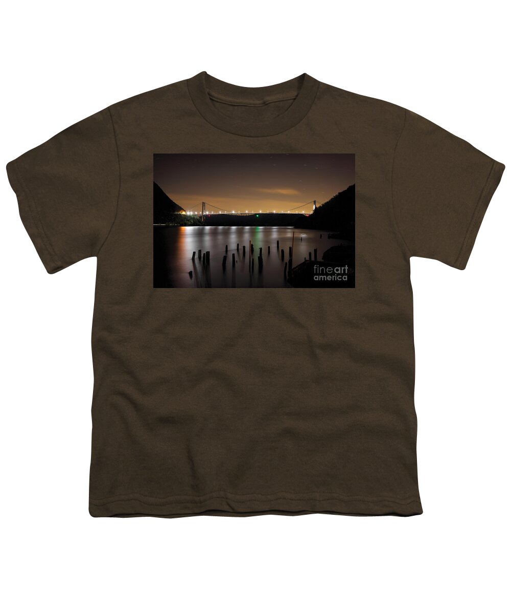 Bear Mountain Bridge Youth T-Shirt featuring the photograph Bear Under The Sky by Rick Kuperberg Sr