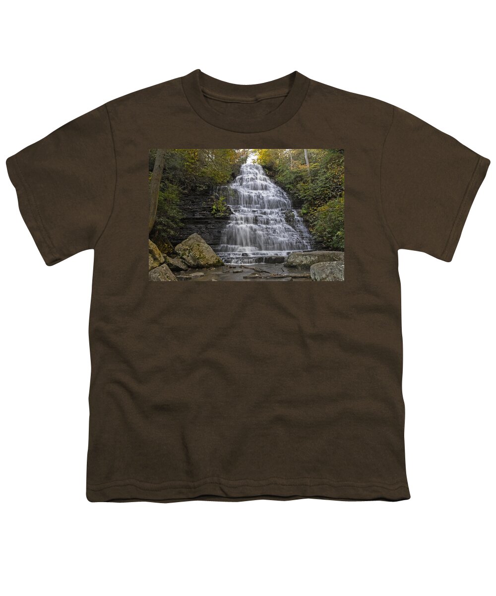 Appalacia Youth T-Shirt featuring the photograph Benton Falls by Lynn Bauer
