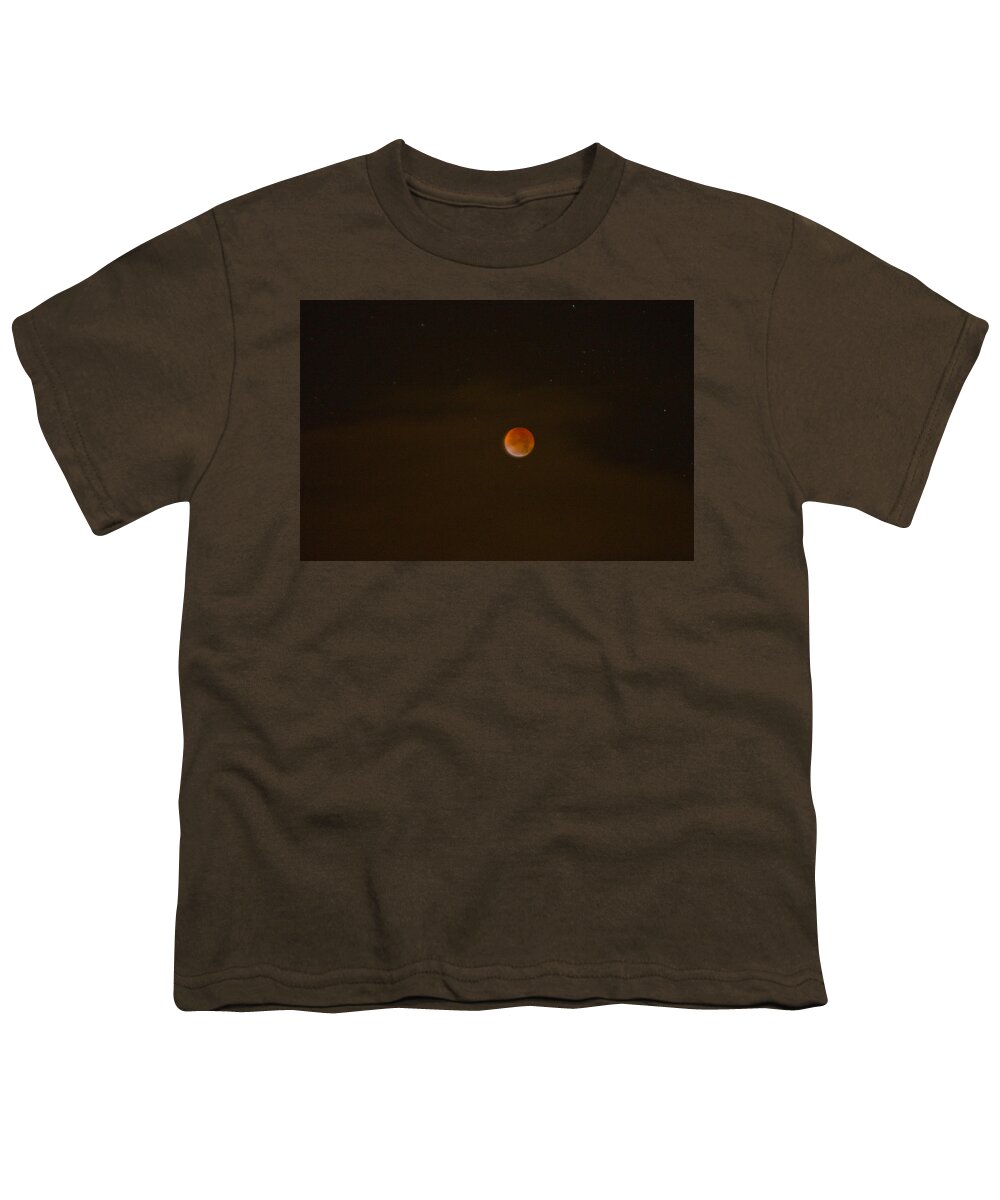Progression Youth T-Shirt featuring the photograph Blood Moon by Tikvah's Hope