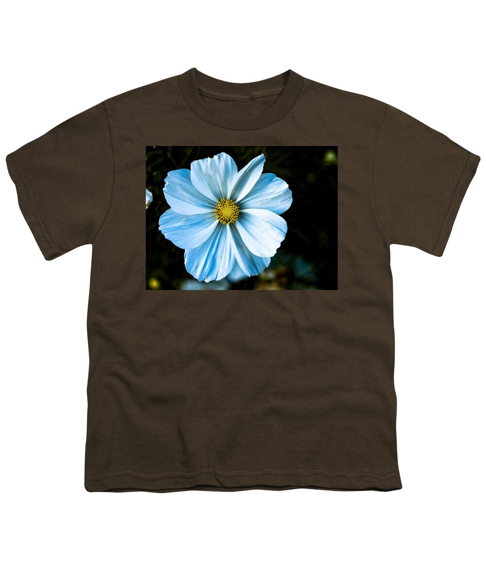 Flower Youth T-Shirt featuring the photograph Blueness by Tara Lynn