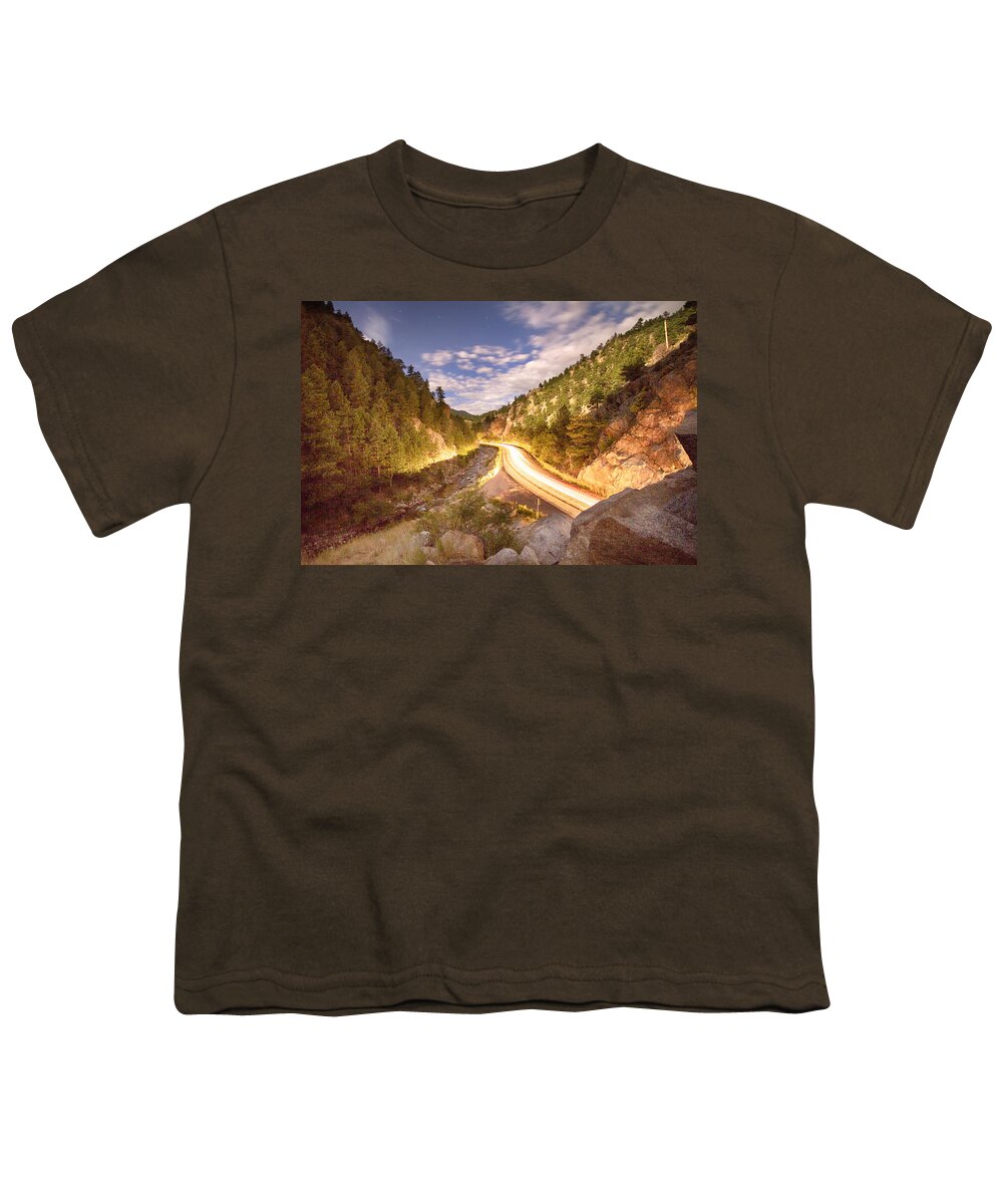 Night Youth T-Shirt featuring the photograph Boulder Canyon Dreamin by James BO Insogna