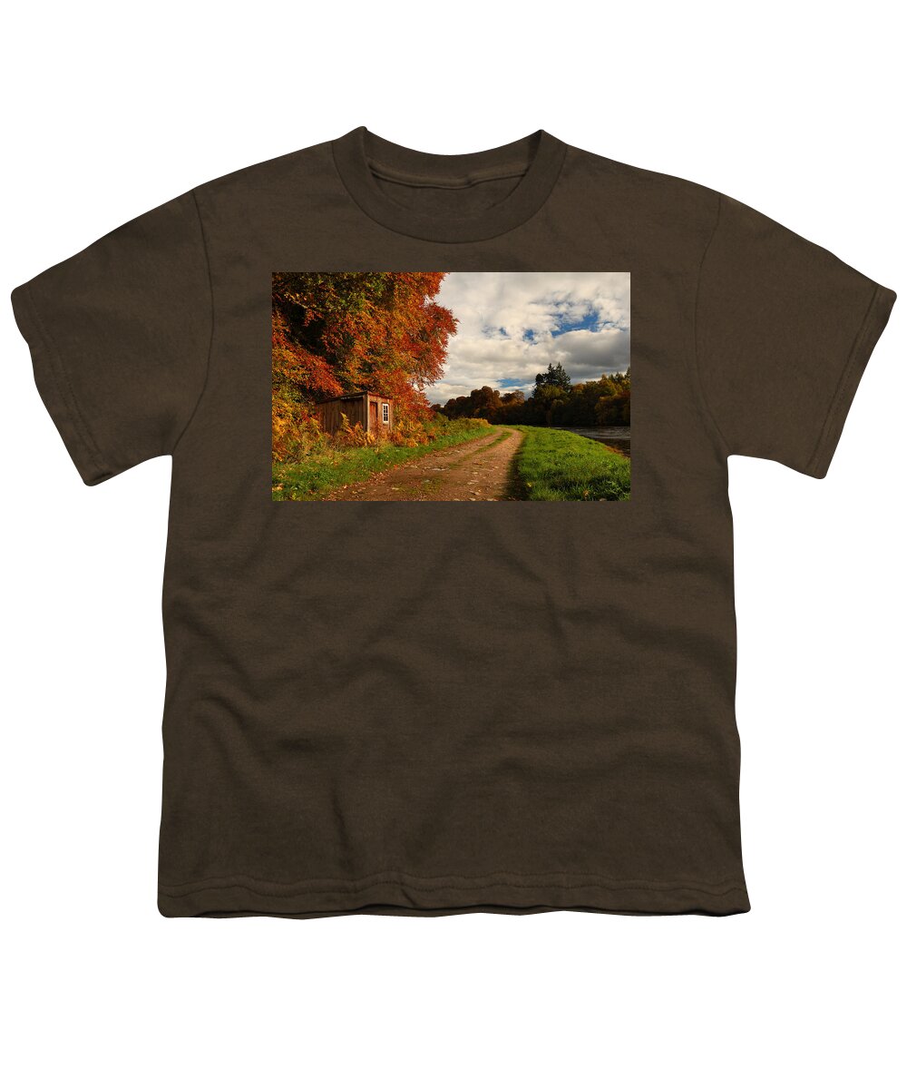 By The River Beauly Youth T-Shirt featuring the photograph By the River Beauly by Gavin Macrae