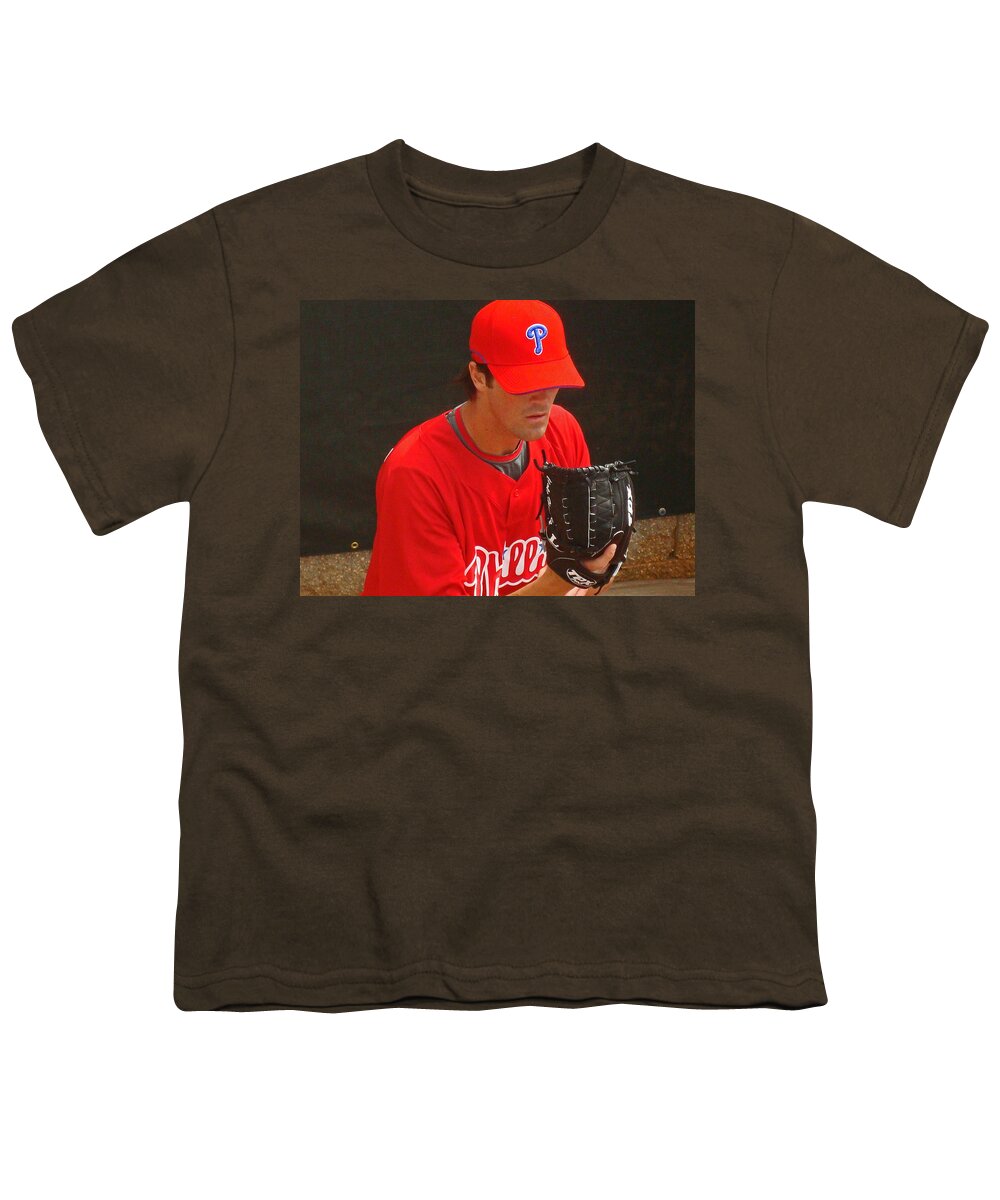 Baseball Youth T-Shirt featuring the photograph Cole by David Rucker
