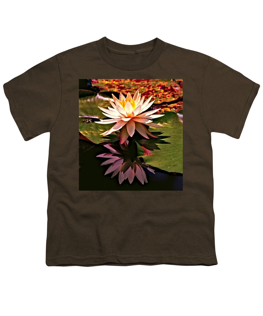 Cypress Gardens Youth T-Shirt featuring the photograph Cypress Garden Water Lily by Bill Barber
