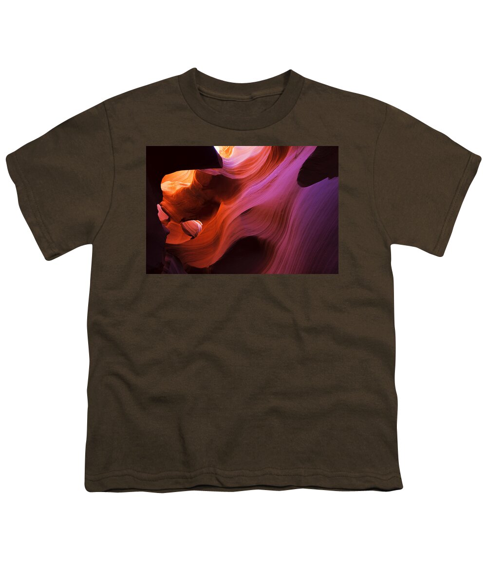 Arizona Youth T-Shirt featuring the photograph Devil's Slip'n Slide by Dustin LeFevre