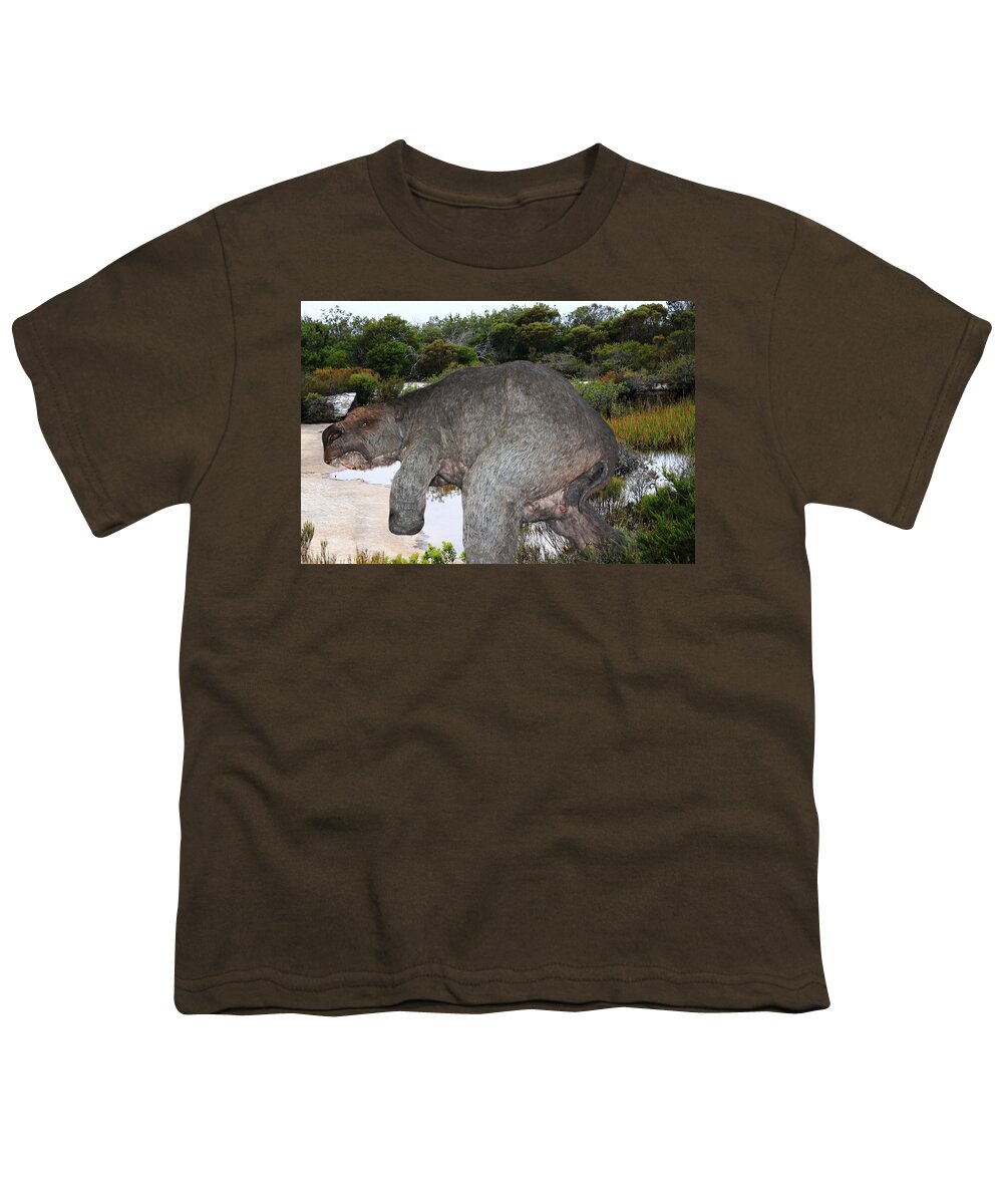 Diprotodon Youth T-Shirt featuring the photograph Diprotodon by Miroslava Jurcik