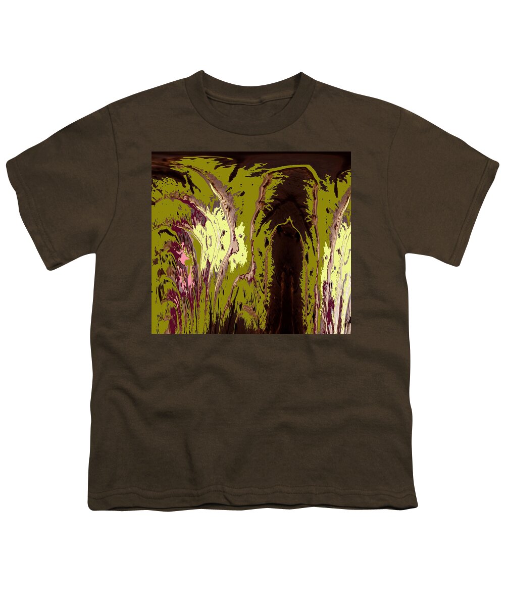 Abstract Youth T-Shirt featuring the photograph Don't Trust the Radicchio by Laureen Murtha Menzl