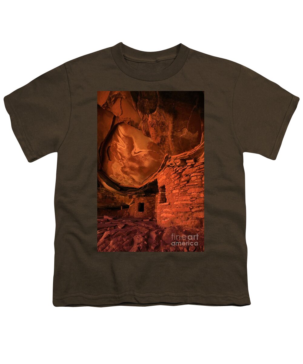 Fallen Roof Ruin Youth T-Shirt featuring the photograph Fallen Roof Ruins by Adam Jewell
