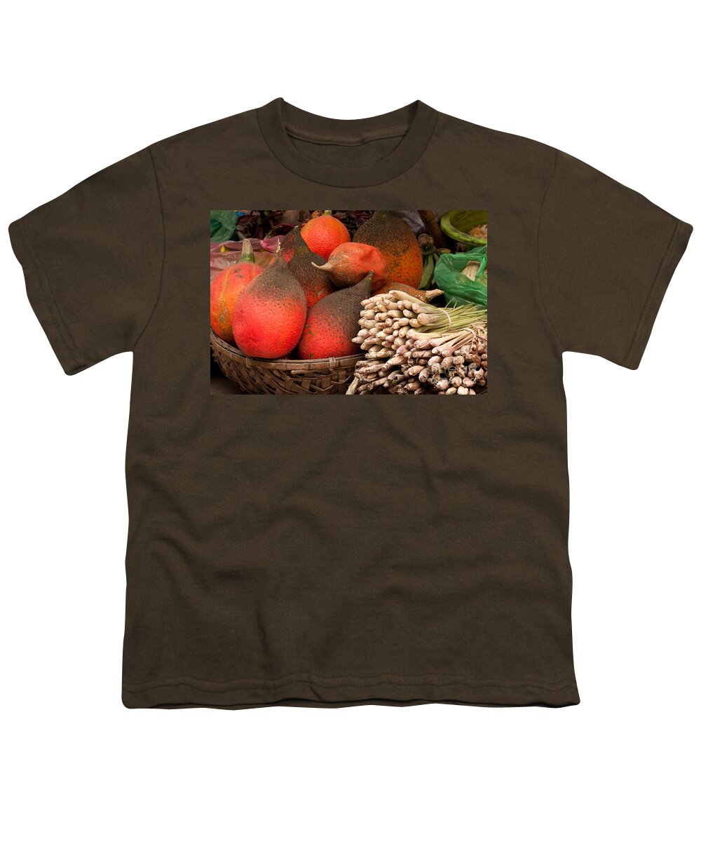 Basket Youth T-Shirt featuring the photograph Gac Fruit 04 by Rick Piper Photography