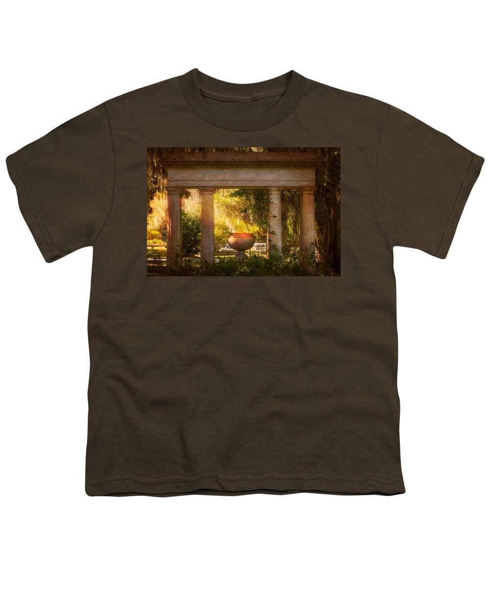Bonaventure Cemetery Youth T-Shirt featuring the photograph Garden of Resurrection by Mark Andrew Thomas