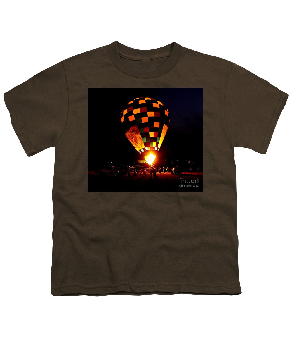 Balloon Youth T-Shirt featuring the photograph Gathering For Night Glow by Robert Frederick