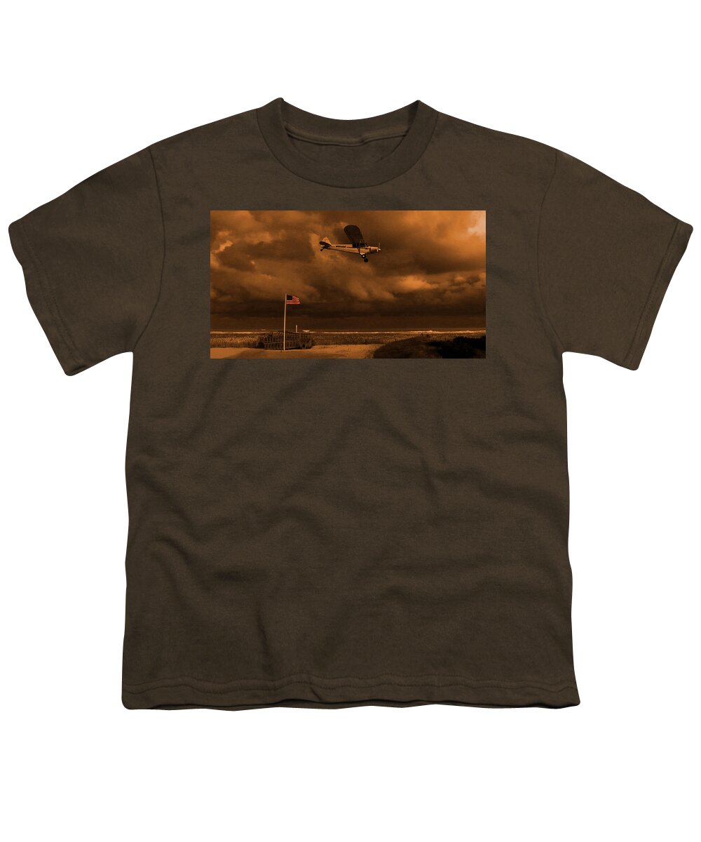 Beach Youth T-Shirt featuring the photograph Good Night Wildwood Beach by David Dehner