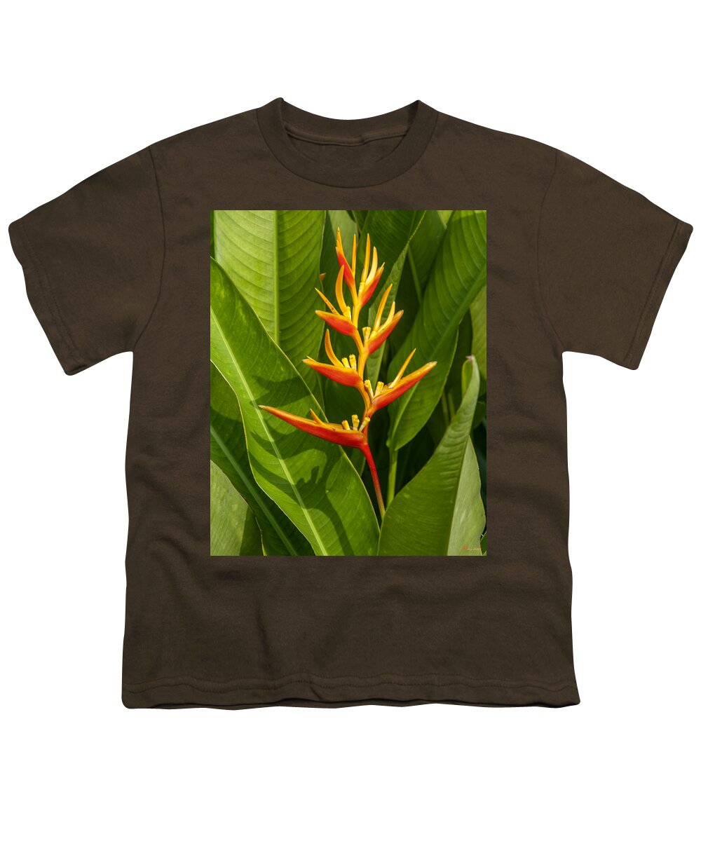 Nature Youth T-Shirt featuring the photograph Heliconia DTHB1639 by Gerry Gantt