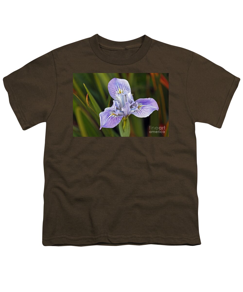 Kate Brown Youth T-Shirt featuring the photograph Iris by Kate Brown