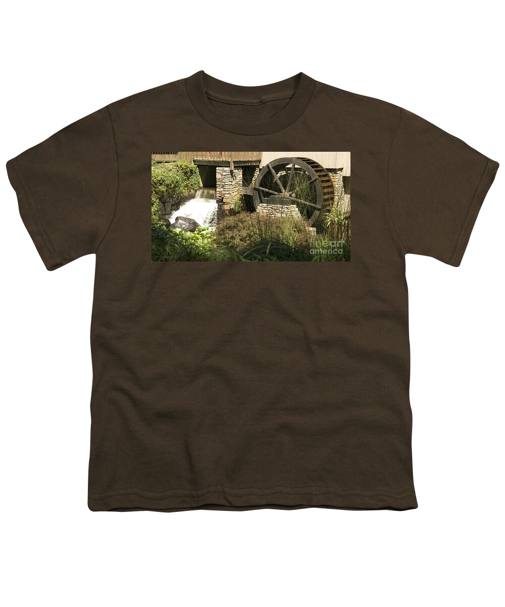 Jenney Grist Mill Youth T-Shirt featuring the photograph Jenney Mill by Carol Lynn Coronios