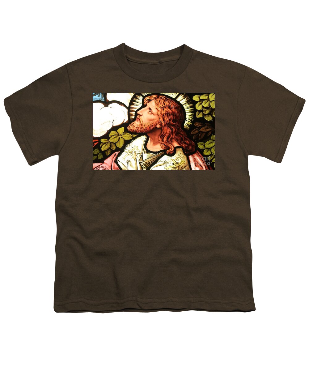 Catholic Church Youth T-Shirt featuring the photograph Jesus In The Garden by Adam Jewell
