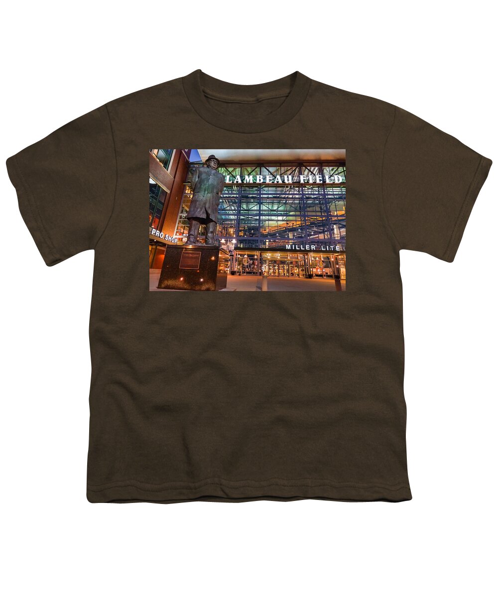 Bill Pevlor Youth T-Shirt featuring the photograph Lombardi At Lambeau by Bill Pevlor