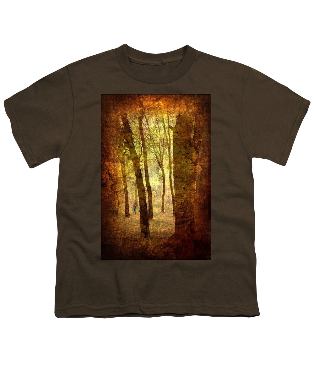 Tree Youth T-Shirt featuring the photograph Lost in the DreamLand Woods by Jenny Rainbow