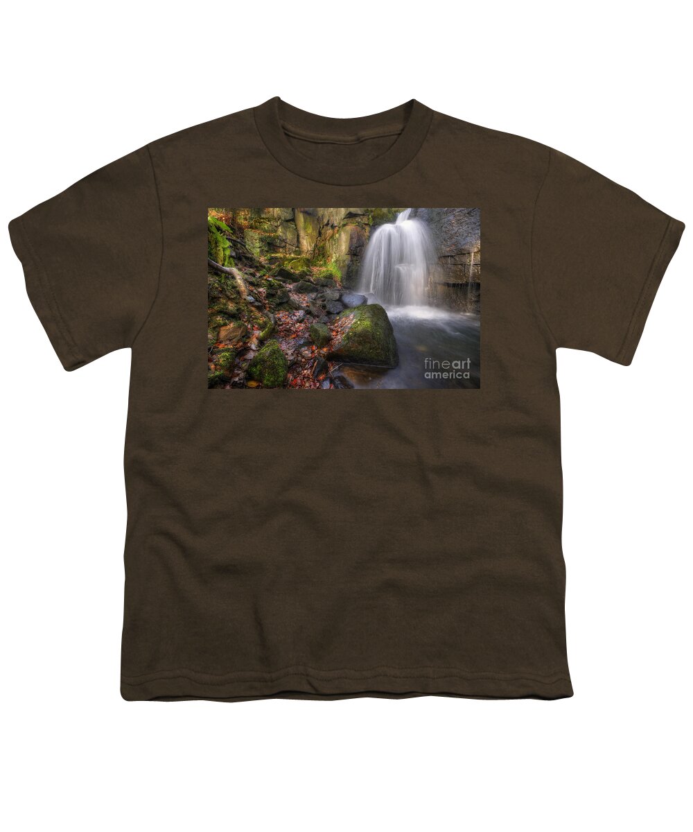 Yhun Suarez Youth T-Shirt featuring the photograph Lumsdale Falls 2.0 by Yhun Suarez