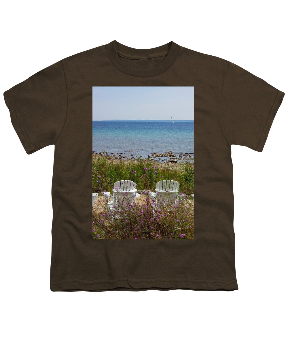 Island Youth T-Shirt featuring the photograph Mackinac View by Randy Pollard