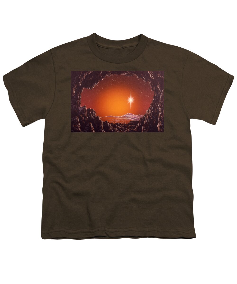 Space Youth T-Shirt featuring the painting Mira by Don Dixon