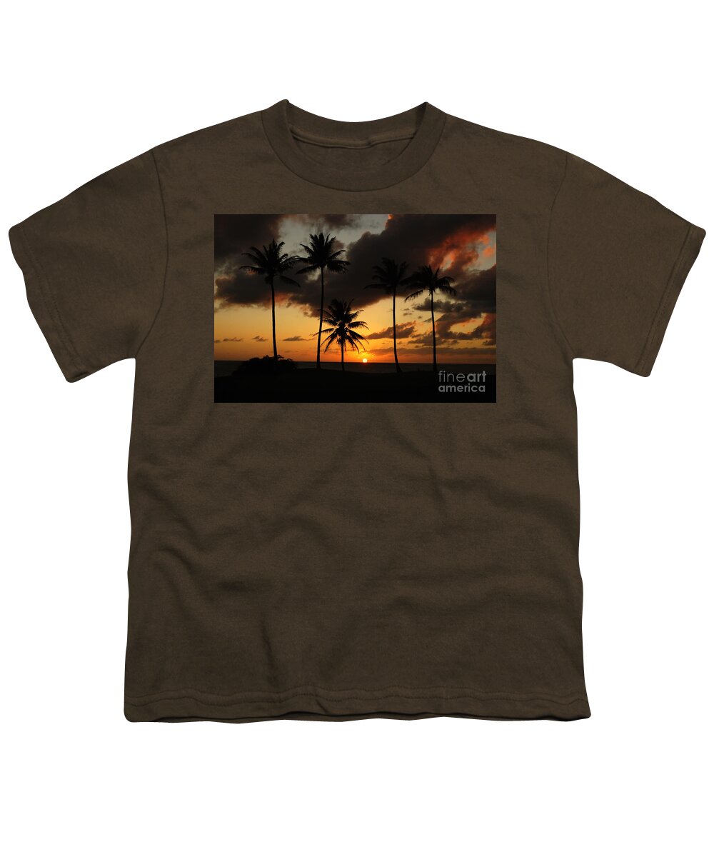 Moloki Youth T-Shirt featuring the photograph Moloki Sunset by Vivian Christopher