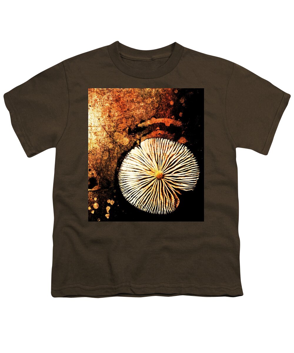 Texture Youth T-Shirt featuring the digital art Nature Abstract 14 by Maria Huntley