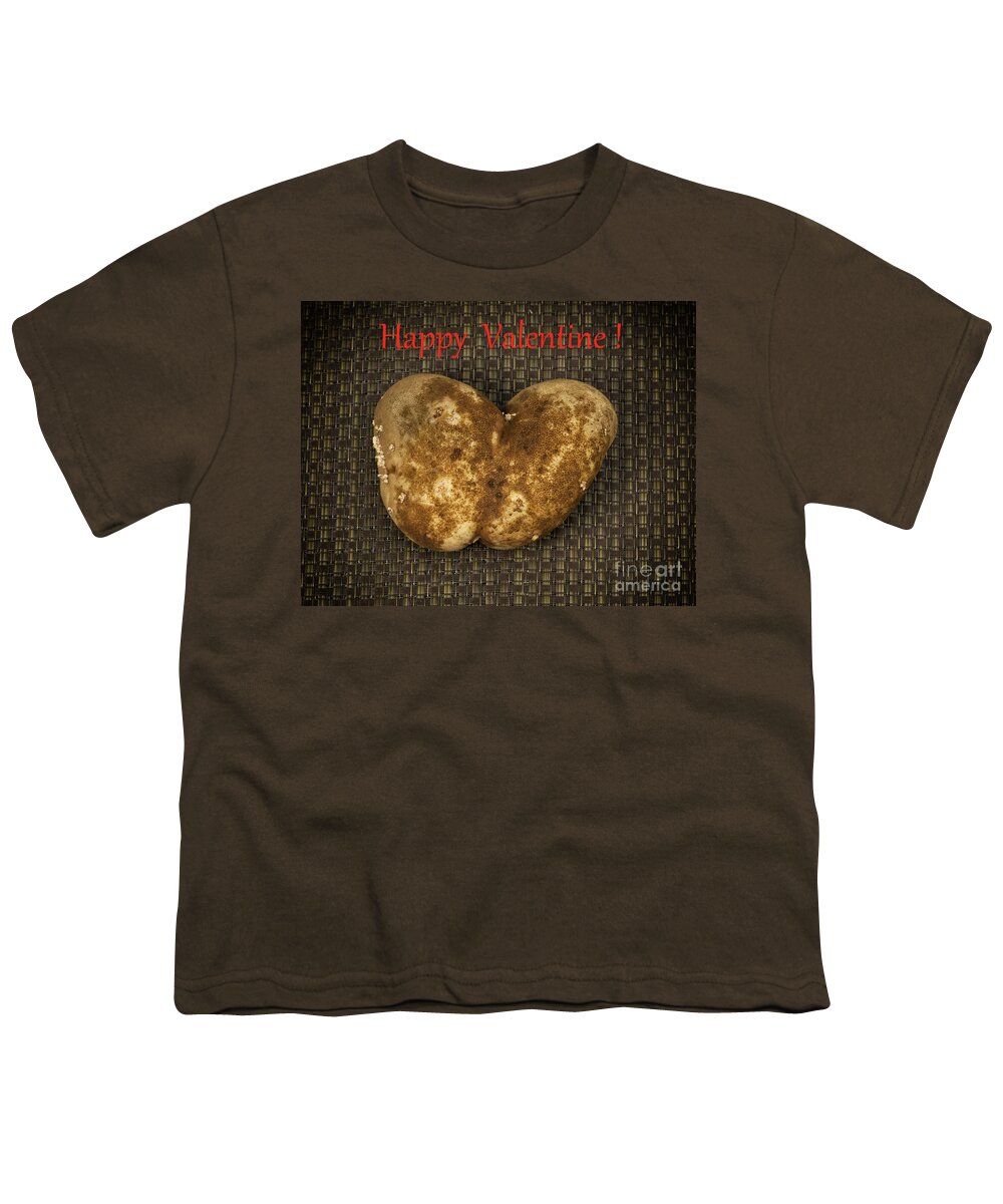 Potato Youth T-Shirt featuring the photograph Organic Valentine by Les Palenik