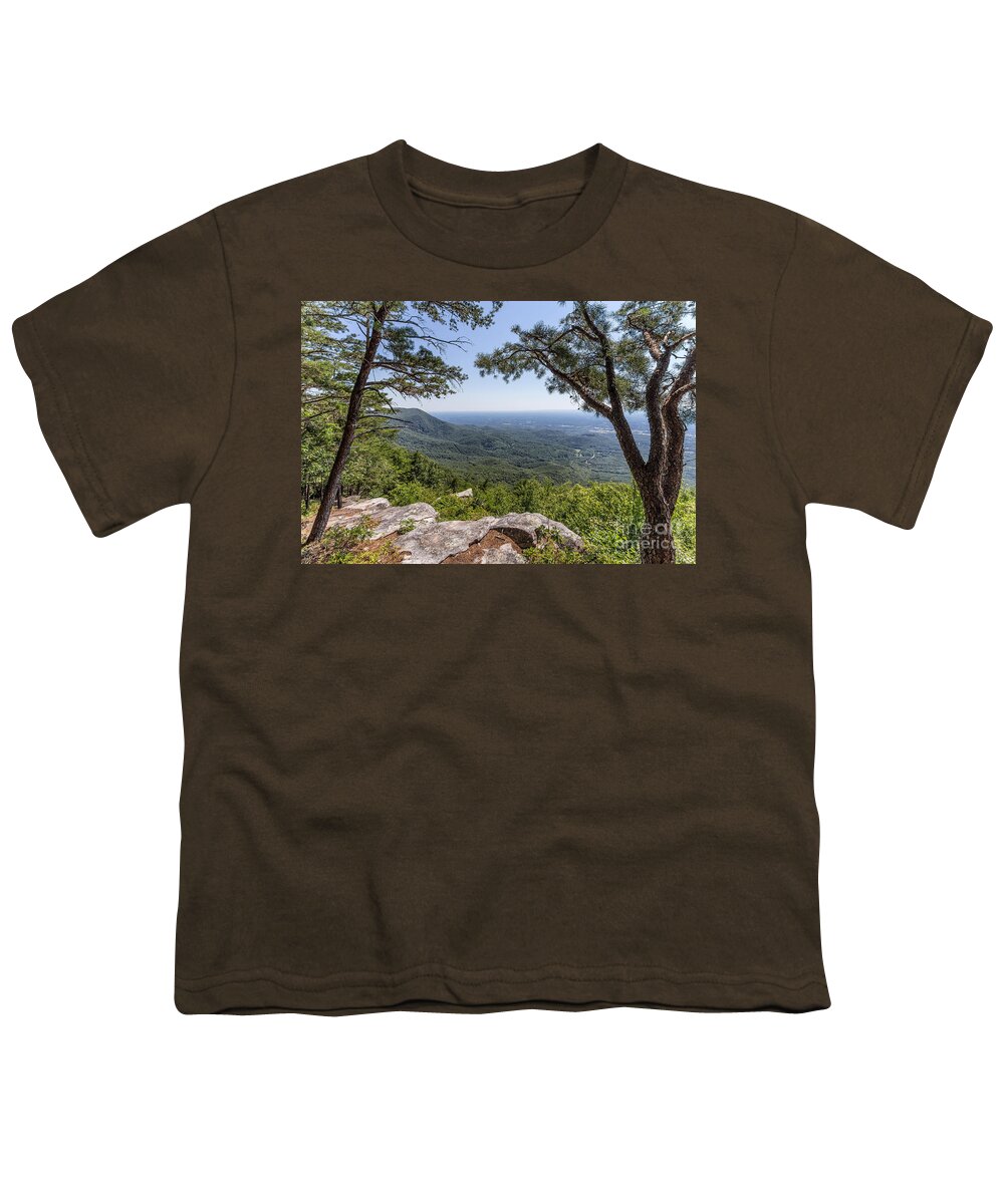 Fort-mountain Youth T-Shirt featuring the photograph Overlook at Fort Mountain by Bernd Laeschke