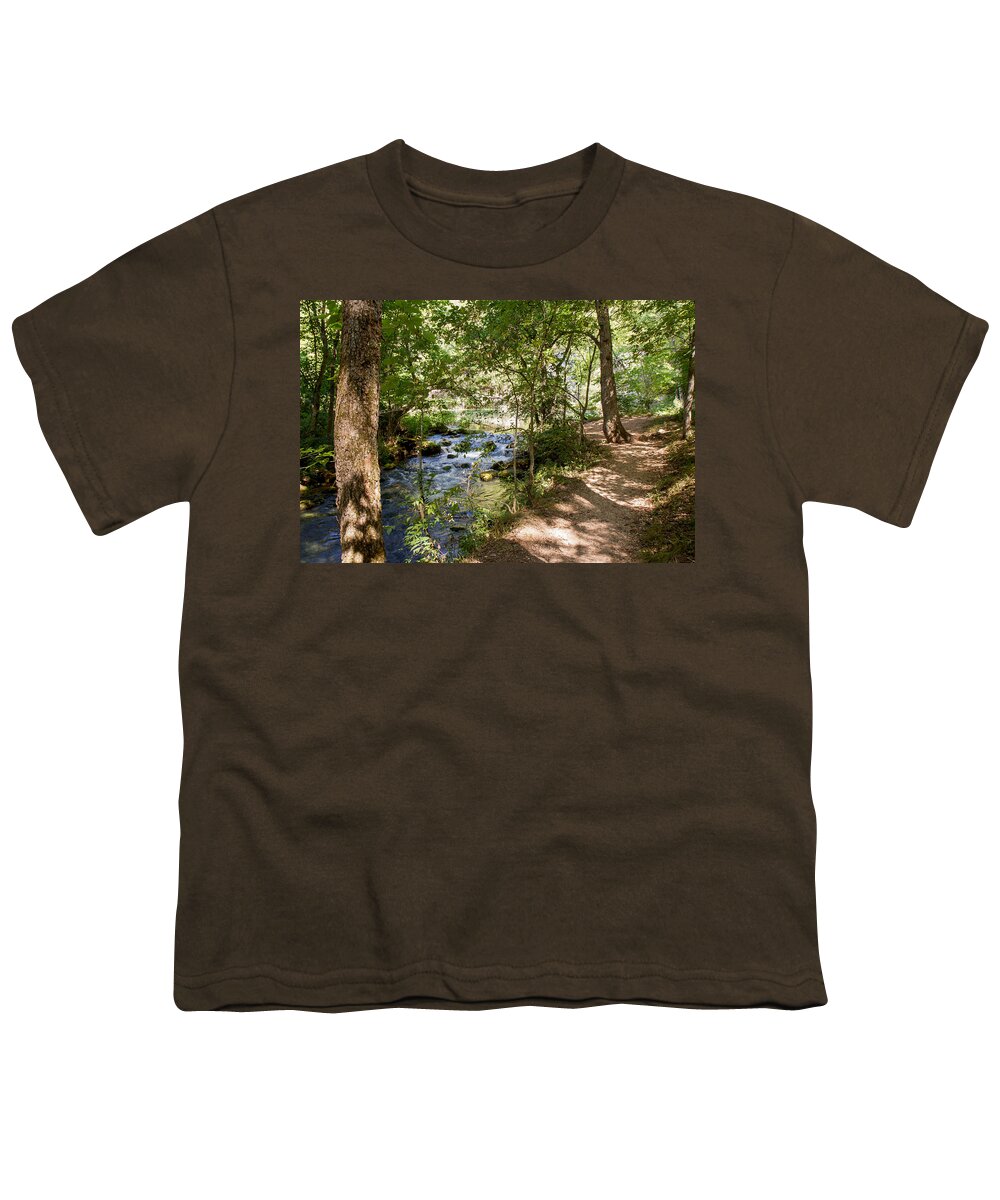 Outdoors Youth T-Shirt featuring the photograph Pathway Along the Springs by John M Bailey